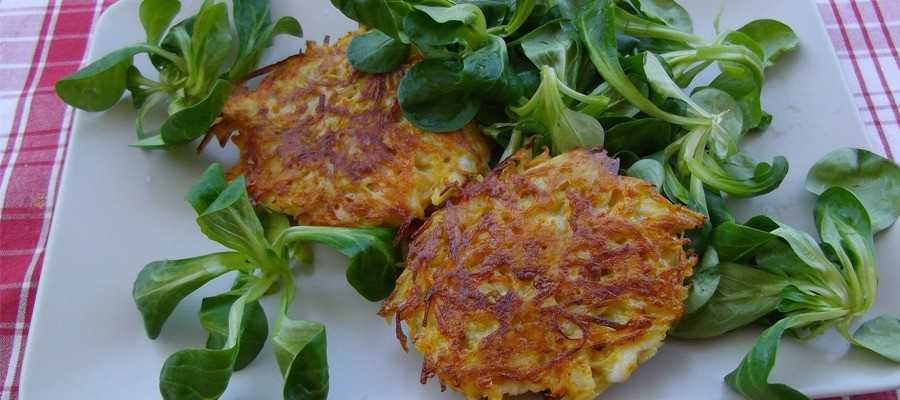 Röstis aux champignons et jambon