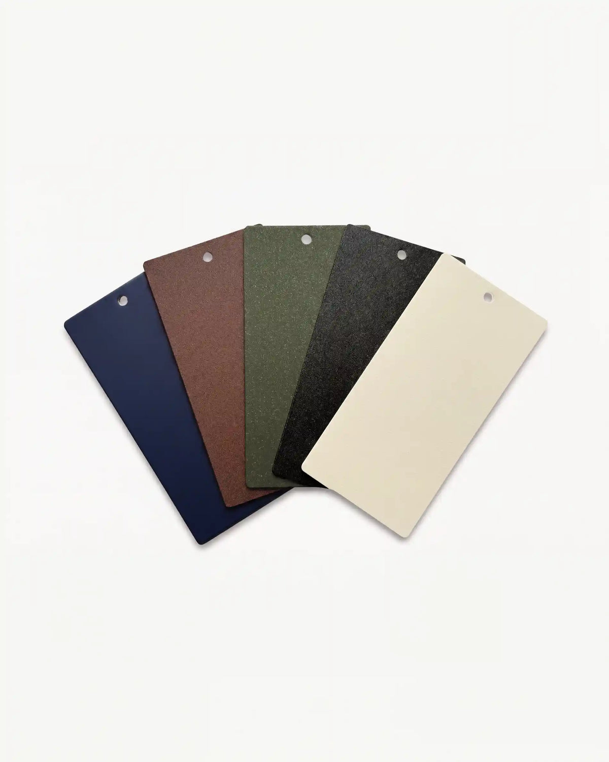Muestras de colores PILOTIS presentadas en abanico, varios tonos