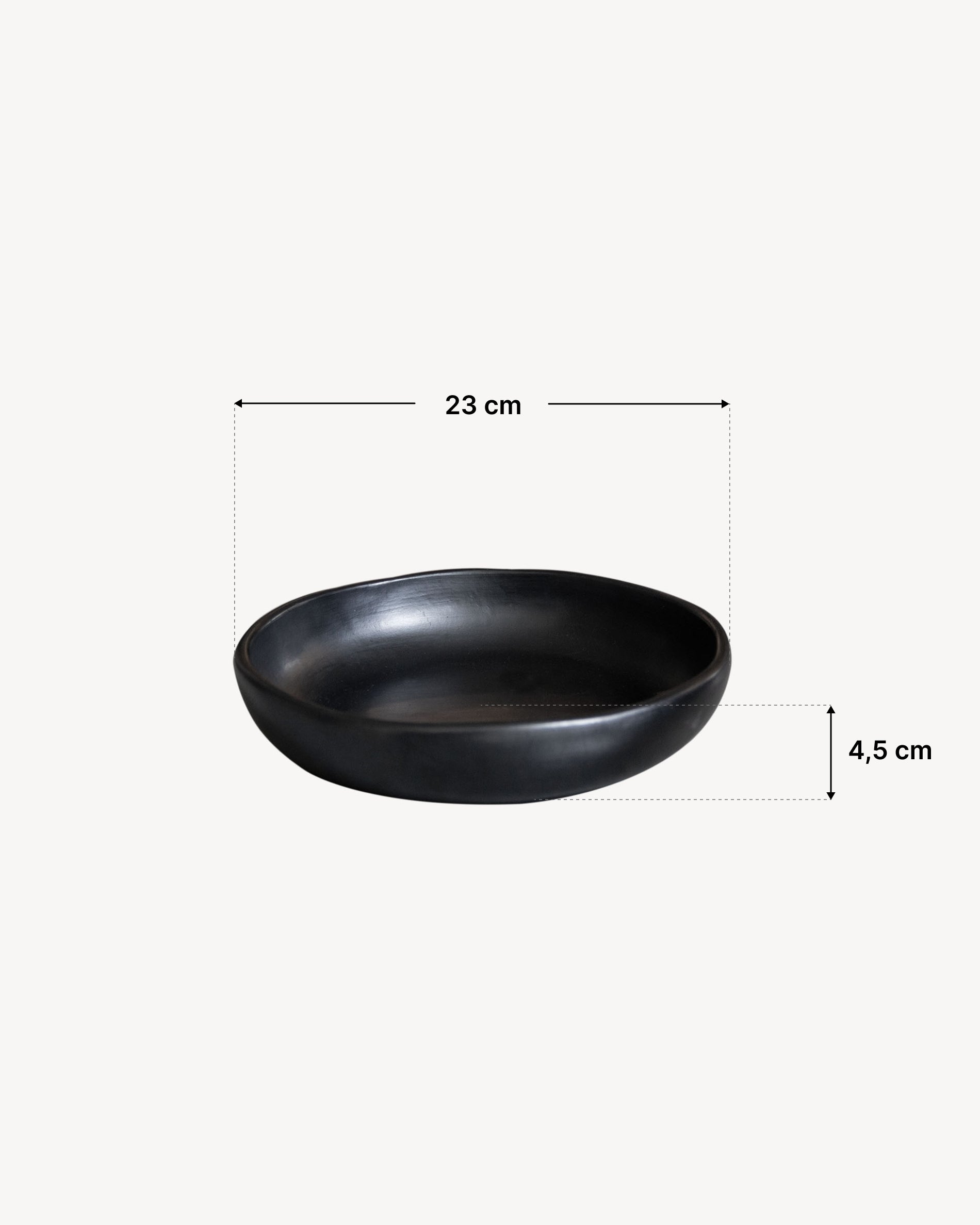Dimensiones plato pequeño chamba