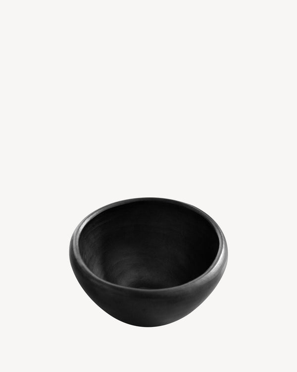 Cuenco pequeño de barro negro Chamba Ø15,5cm