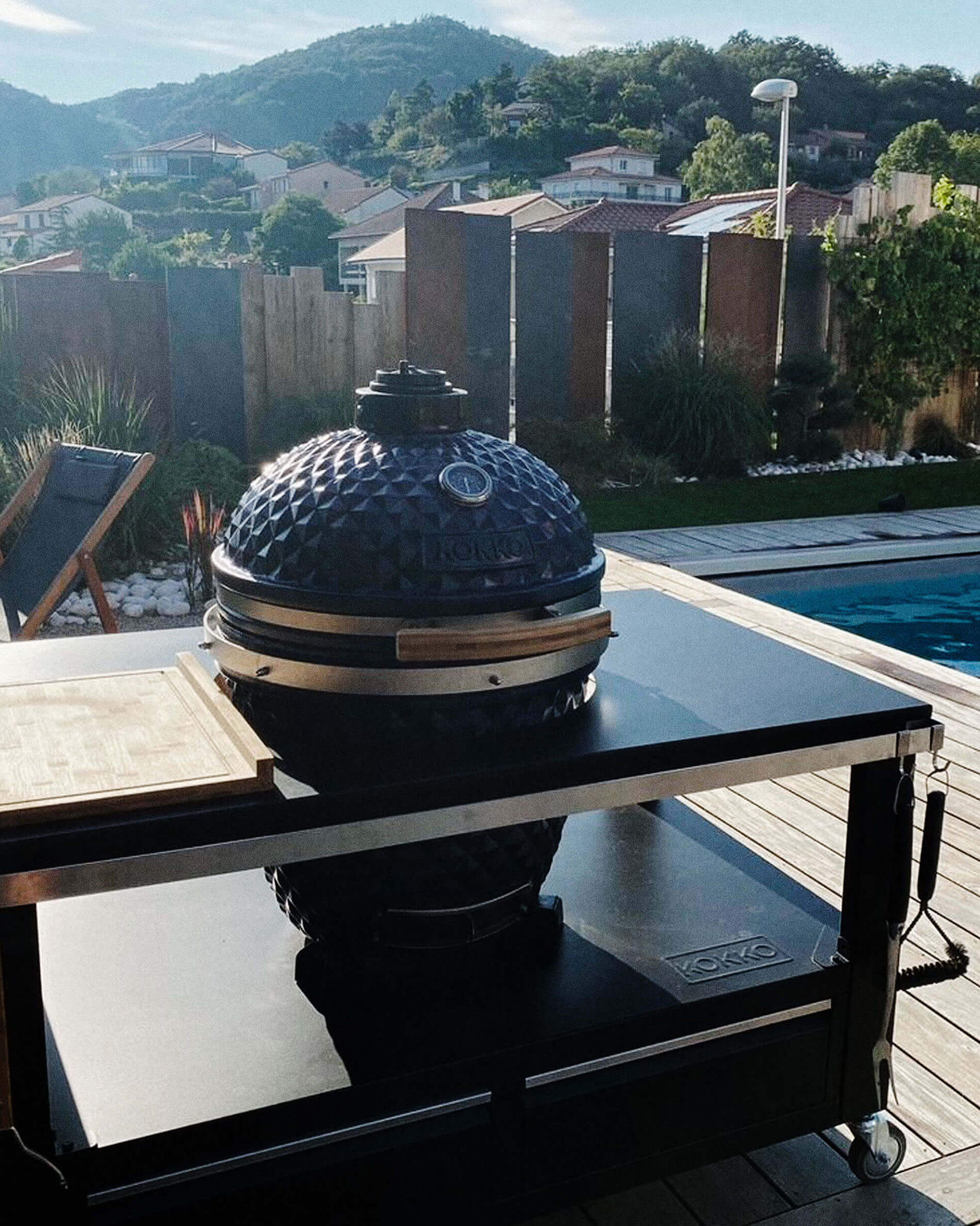 Carro metálico con cajones