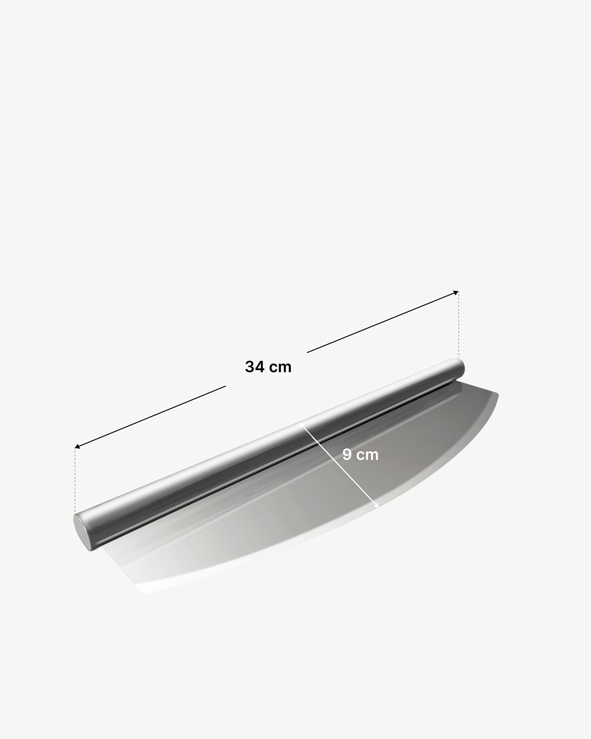 Cortador de pizza de acero inoxidable