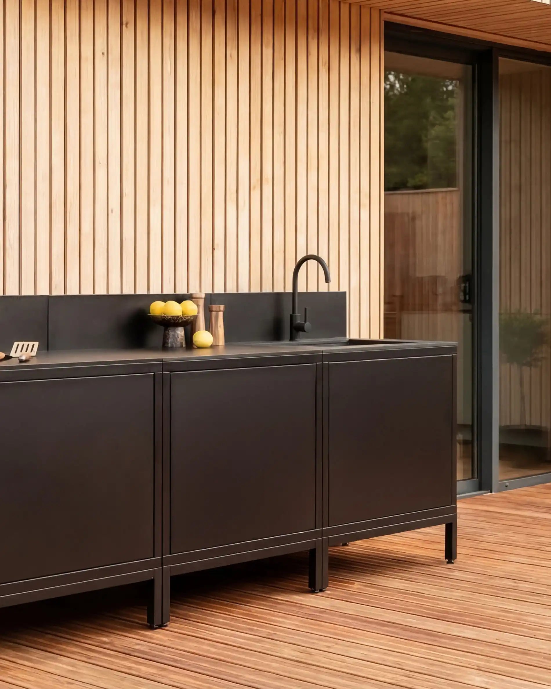 Mueble fregadero de cocina exterior PILOTIS