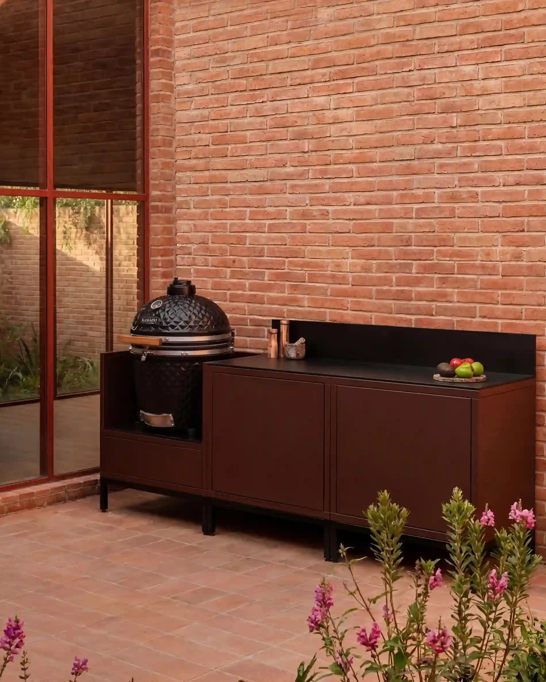 Cocina exterior PILOTIS - 3 módulos para Kokko