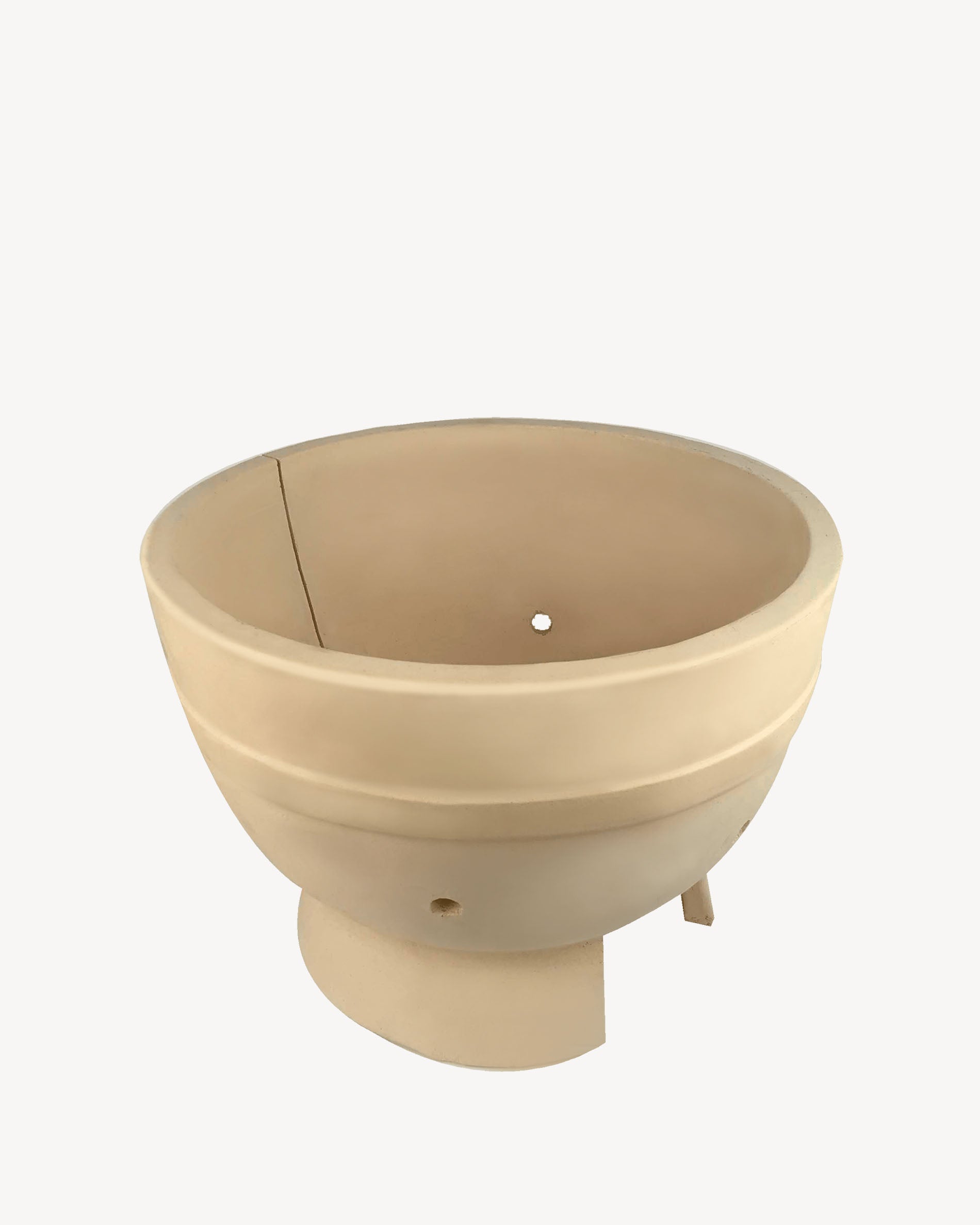 Cuba interior de cerámica diseñada para el hogar del kamado Kokko.