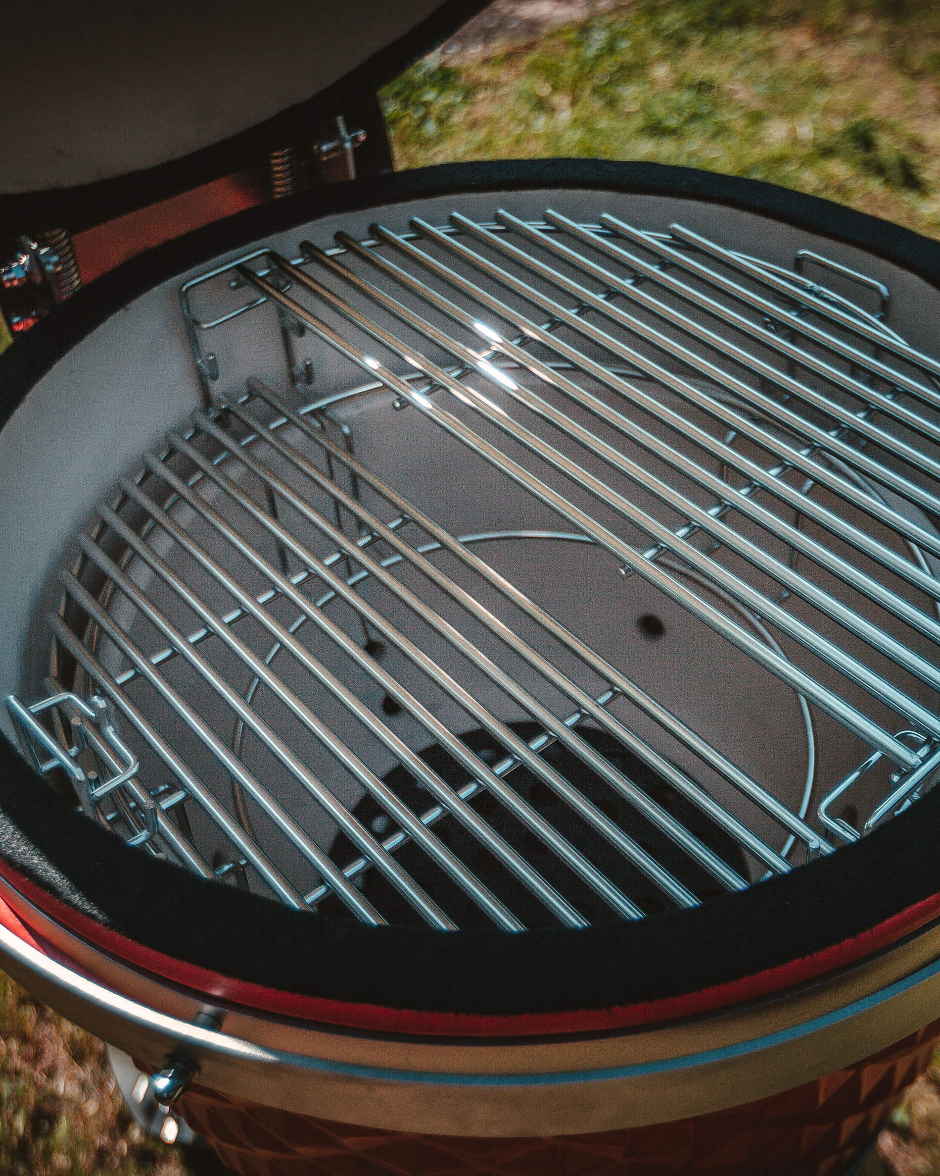 Media parrilla de cocción de acero inoxidable