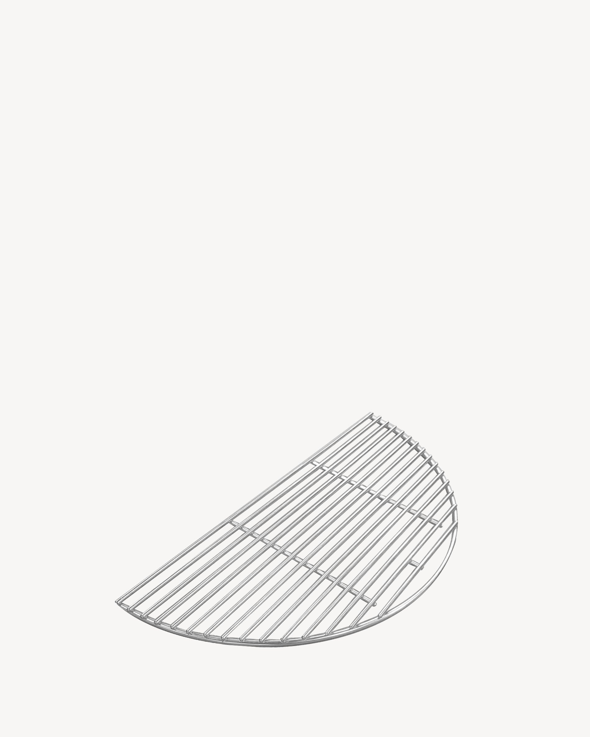 Media parrilla de cocción de acero inoxidable