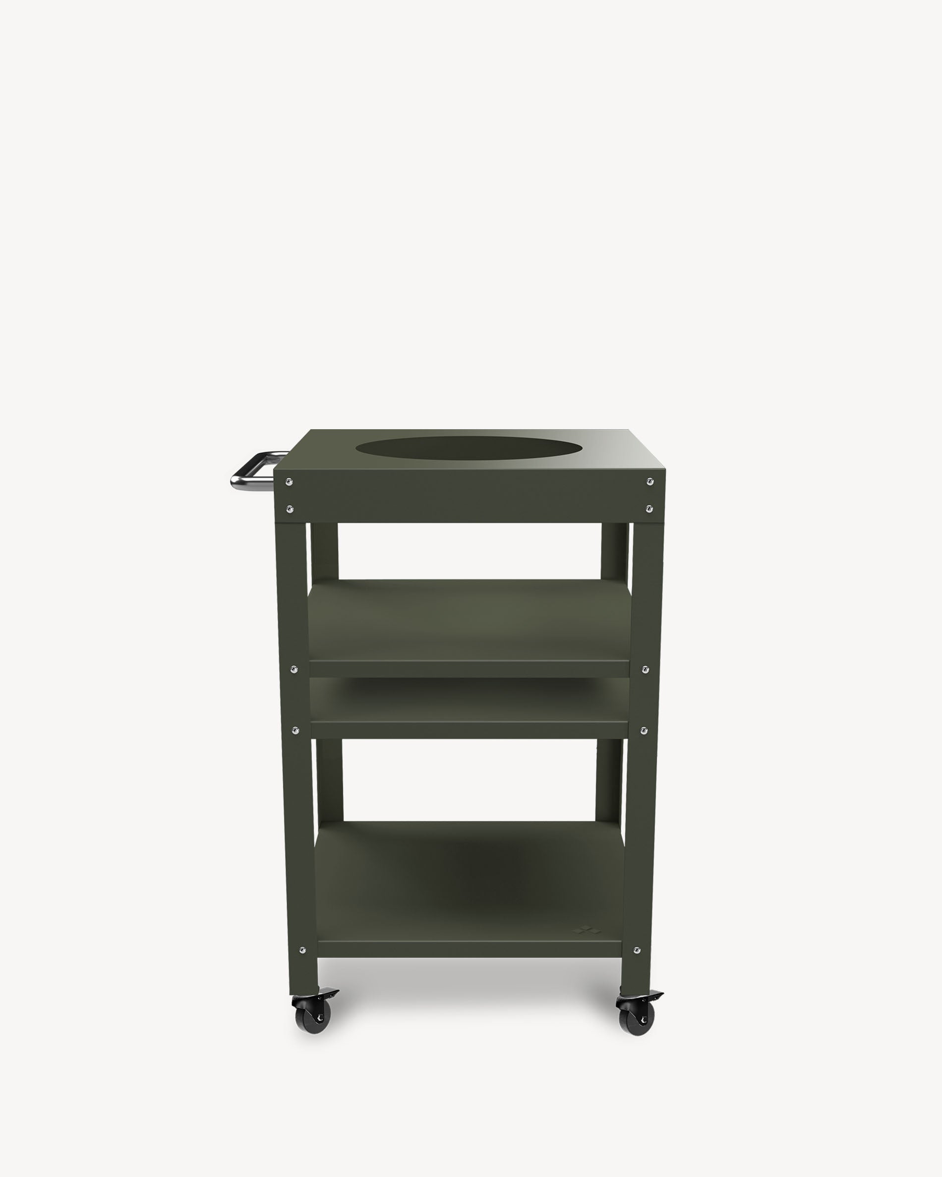 Carro auxiliar de metal verde oliva para Little Kokko 13''