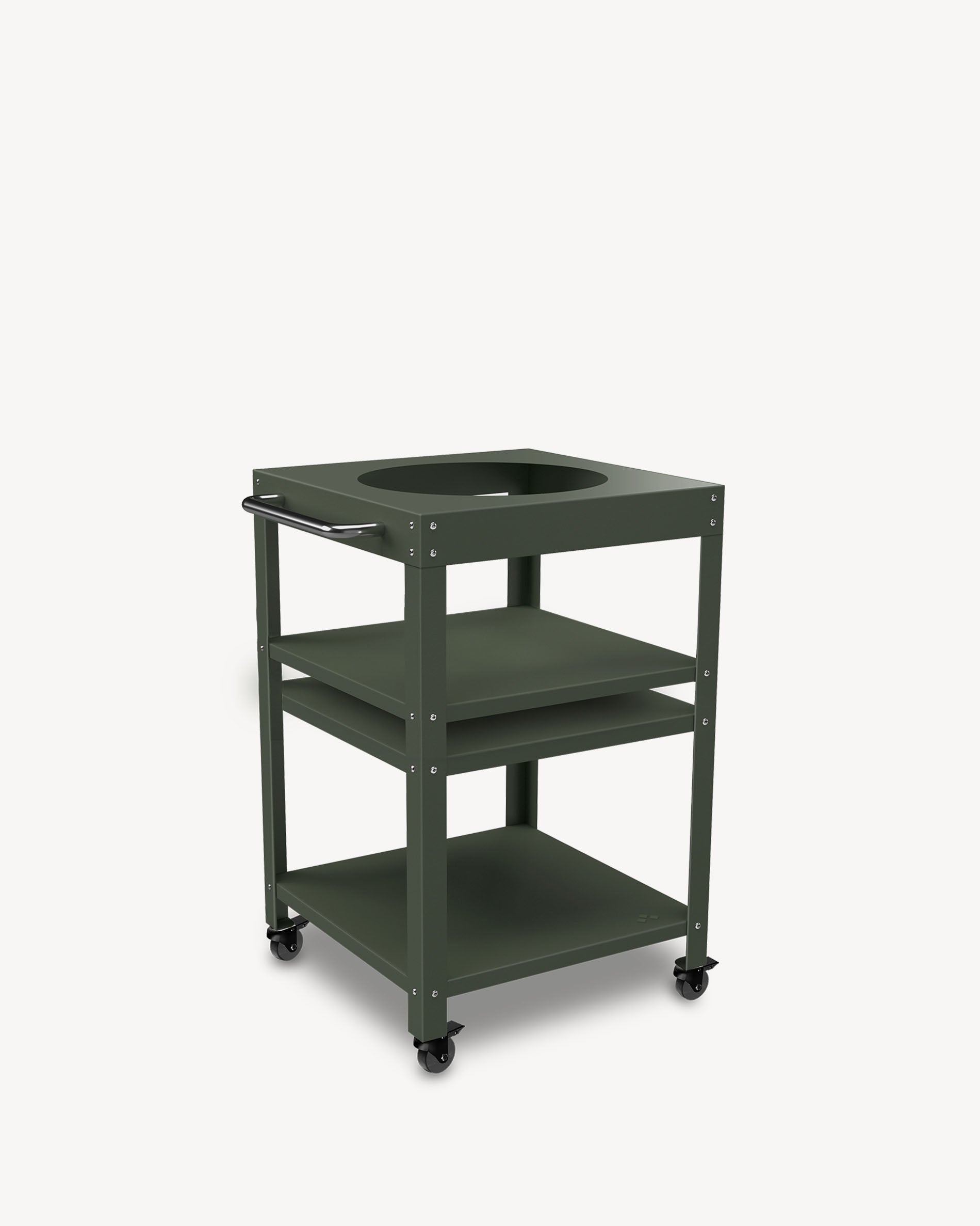 Carro auxiliar de metal verde oliva para Little Kokko 13''