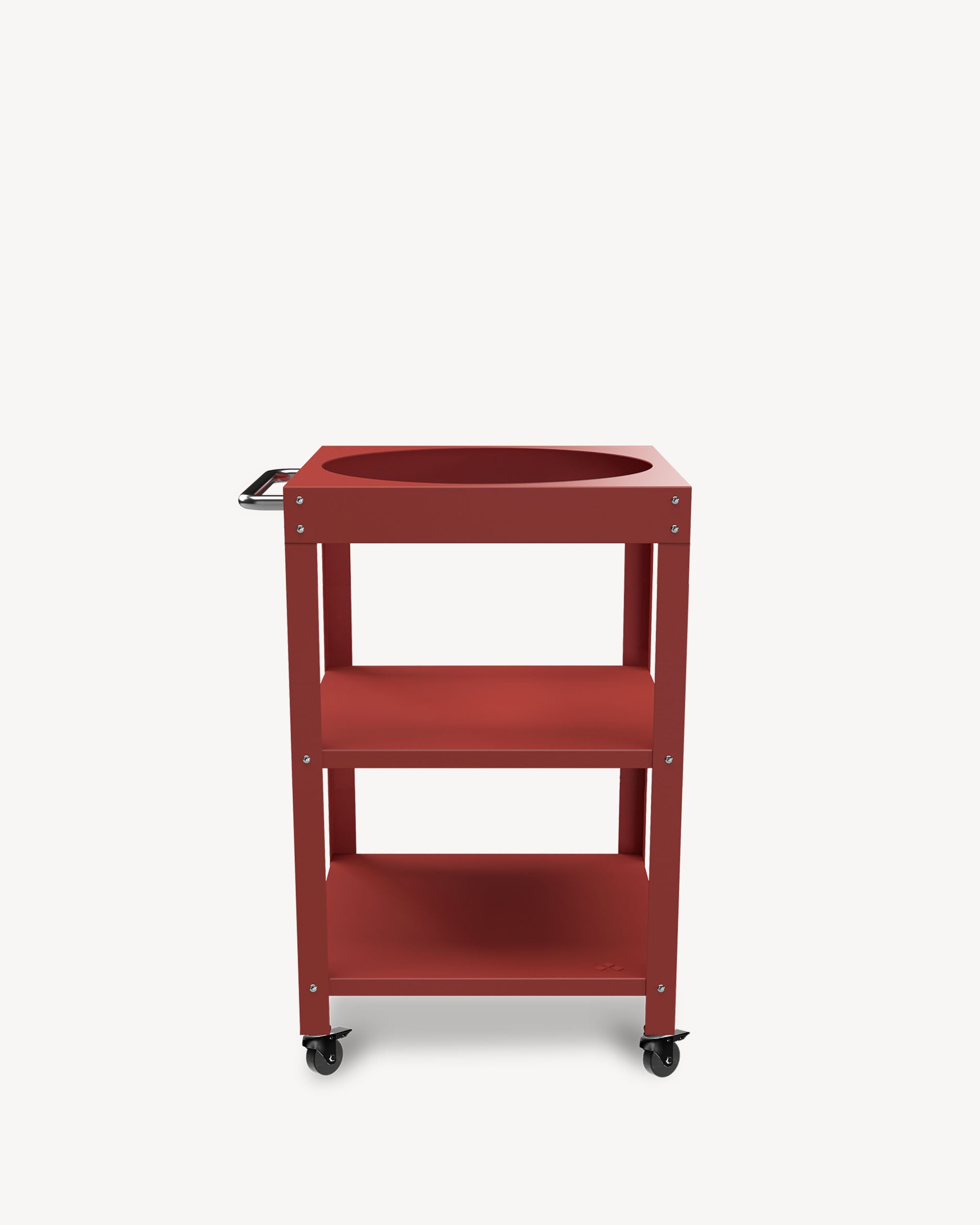 Carro auxiliar de metal rojo para Kokko L 18''