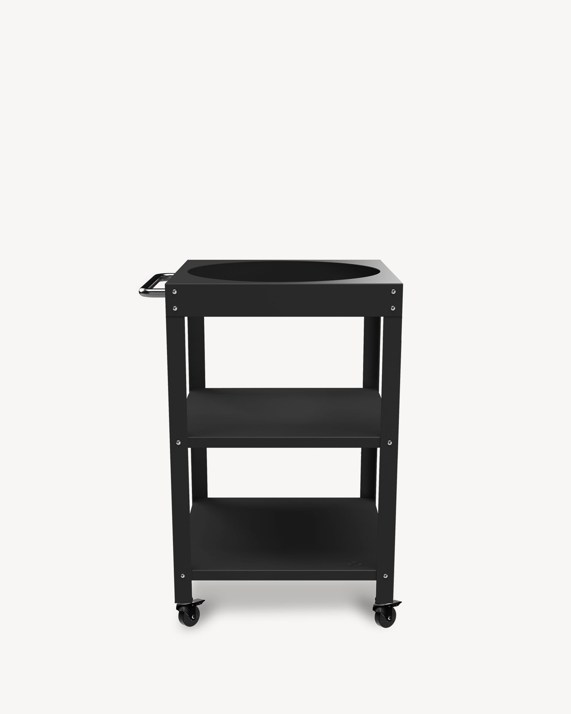 Carro auxiliar de metal negro para Kokko L 18''
