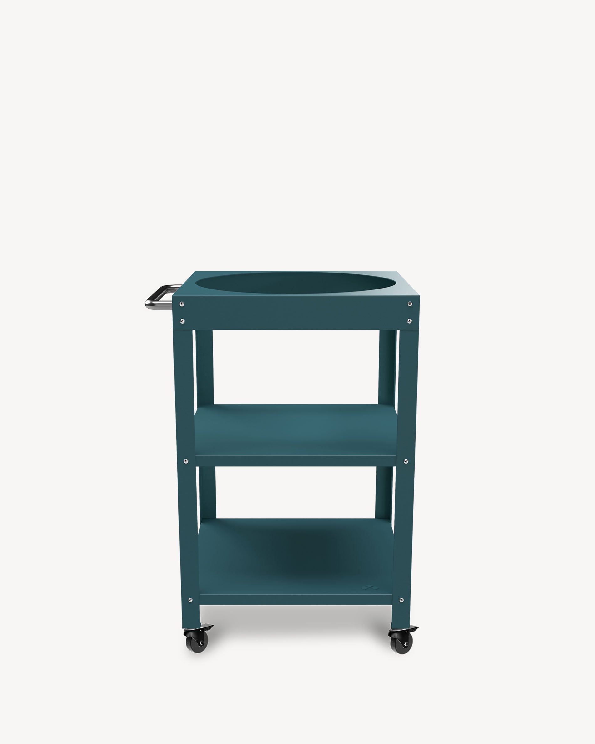 Carro auxiliar de metal azul océano para Kokko L 18''