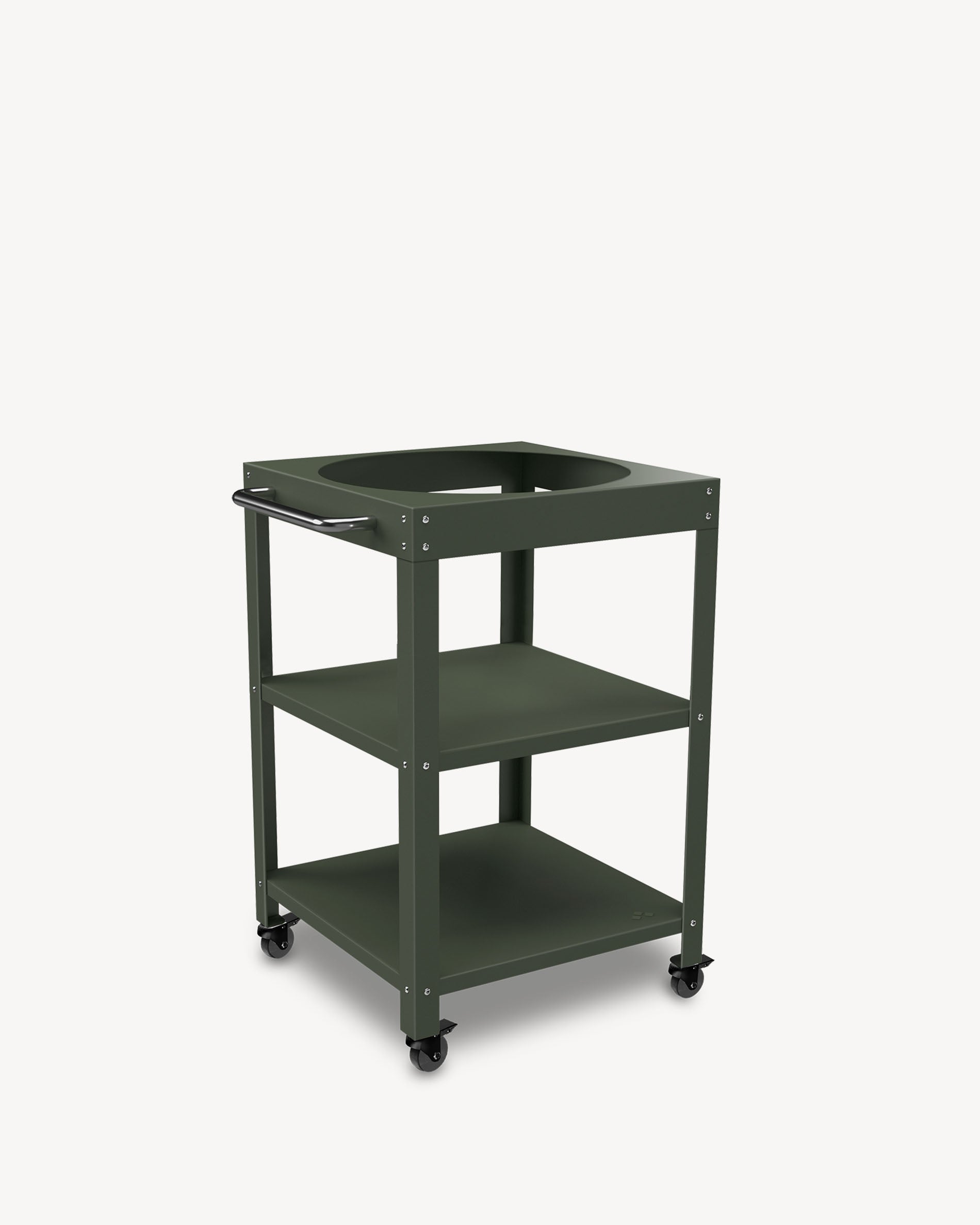 Carro auxiliar de metal verde oliva para Kokko L 18''