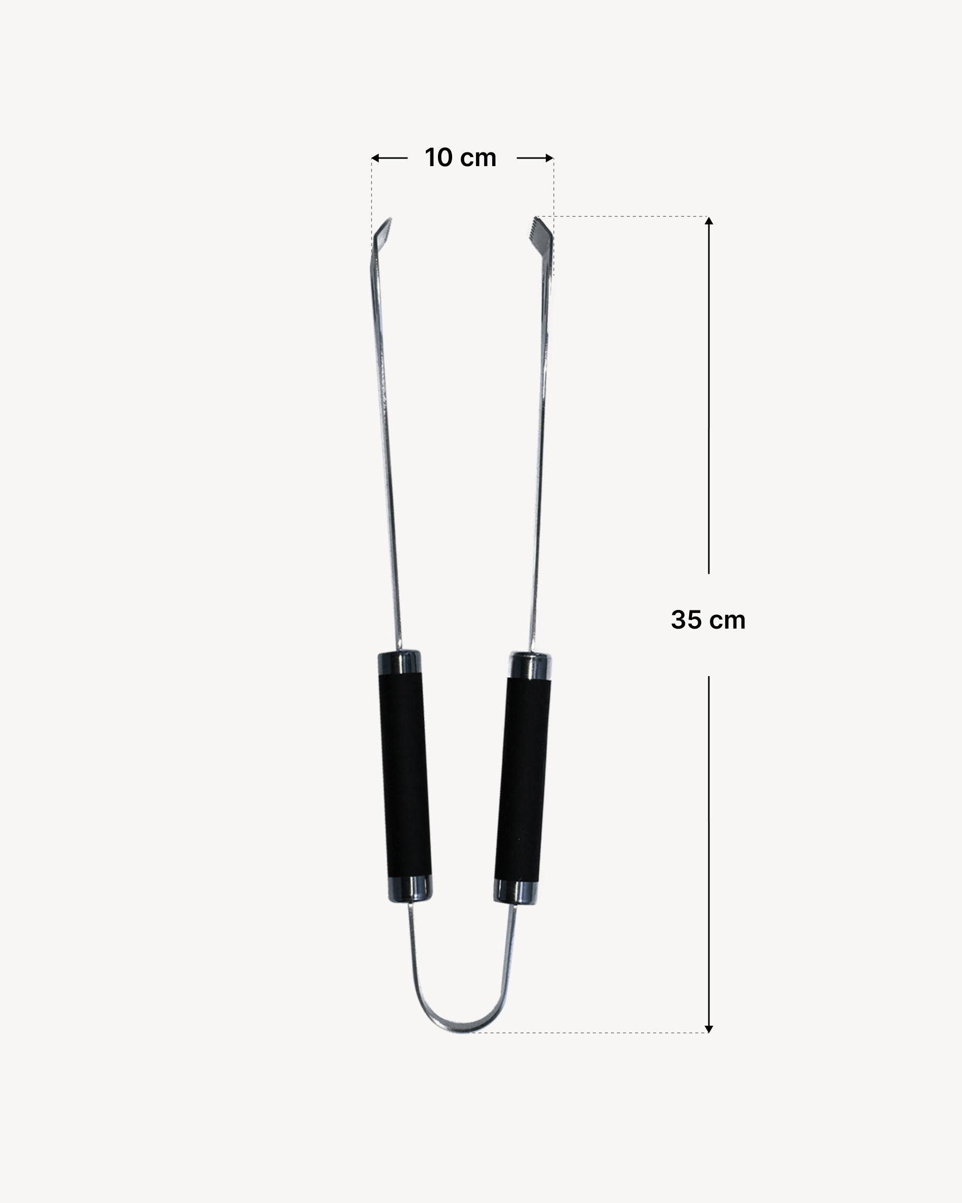 Pinza grande de acero inoxidable