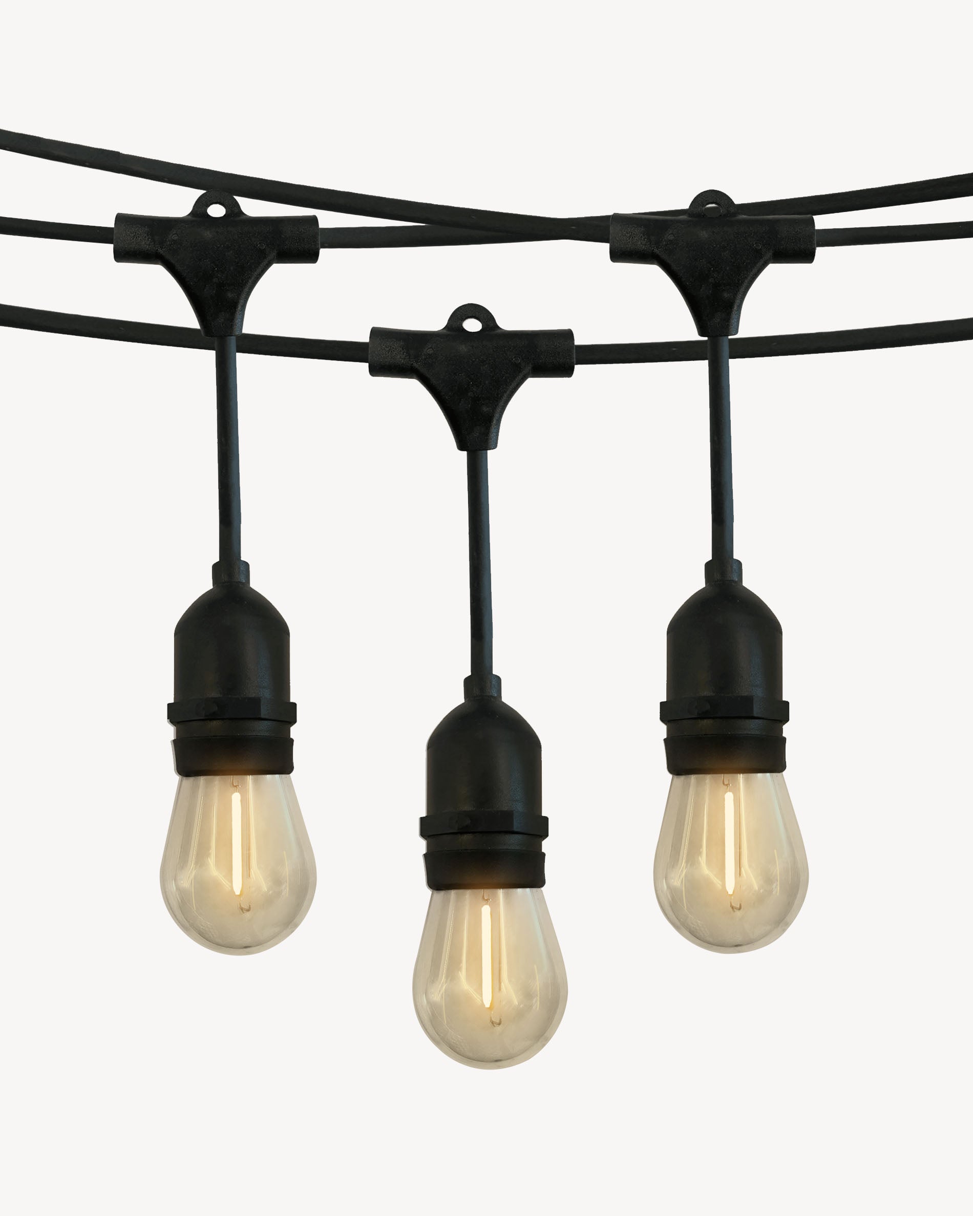 Guirnalda de gotas con filamento