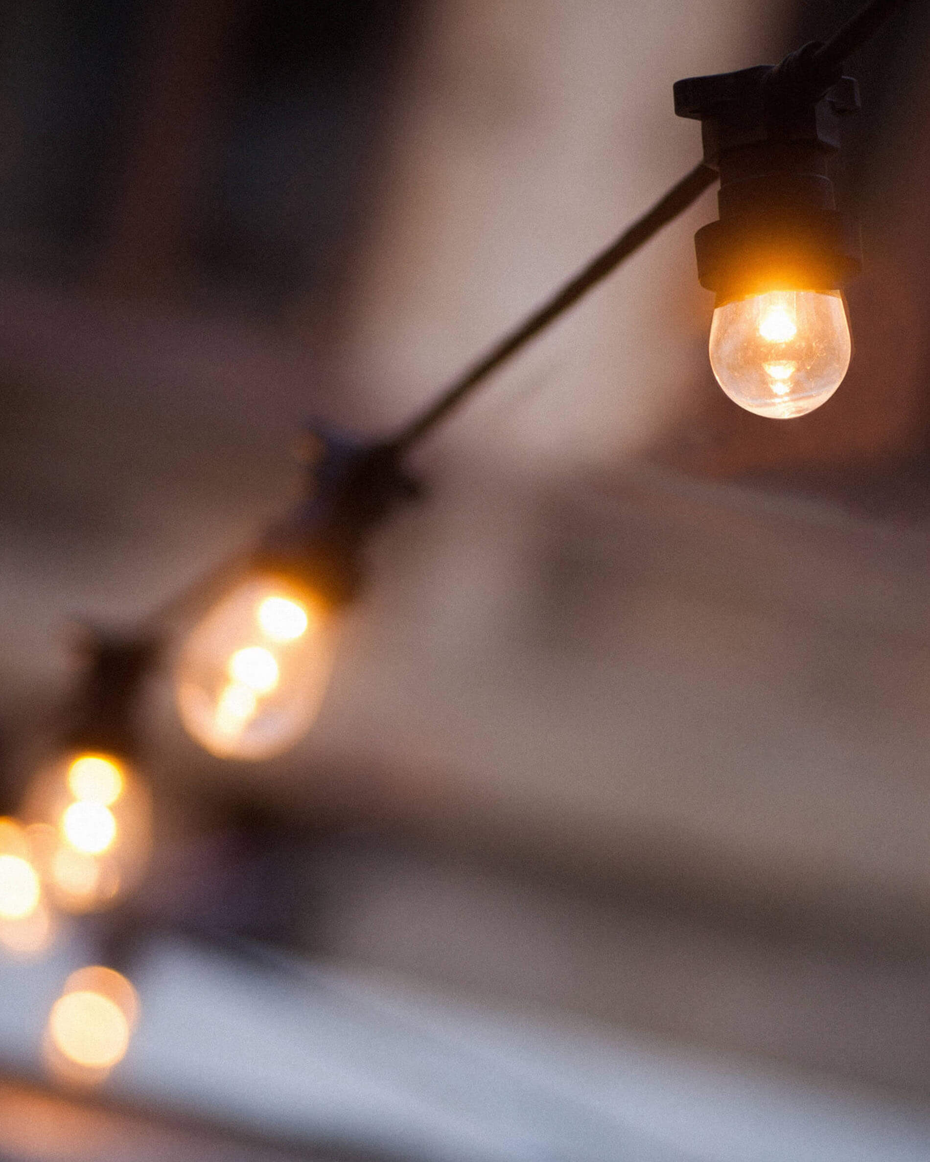 Guirnalda redonda de filamento