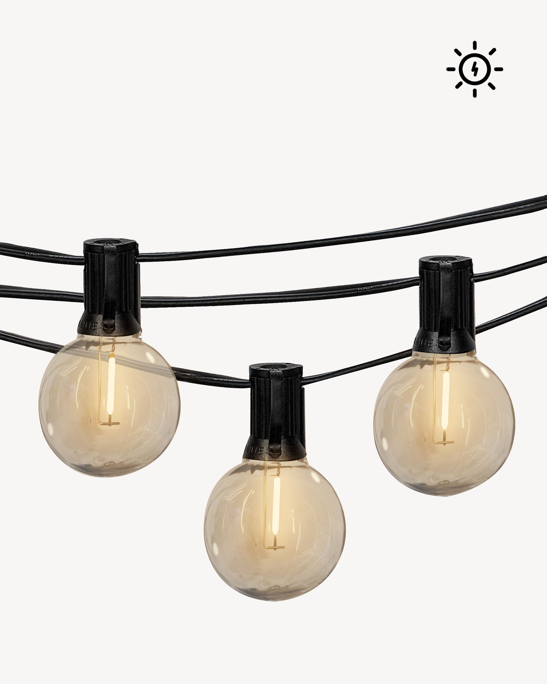 Guirnalda solar de filamento