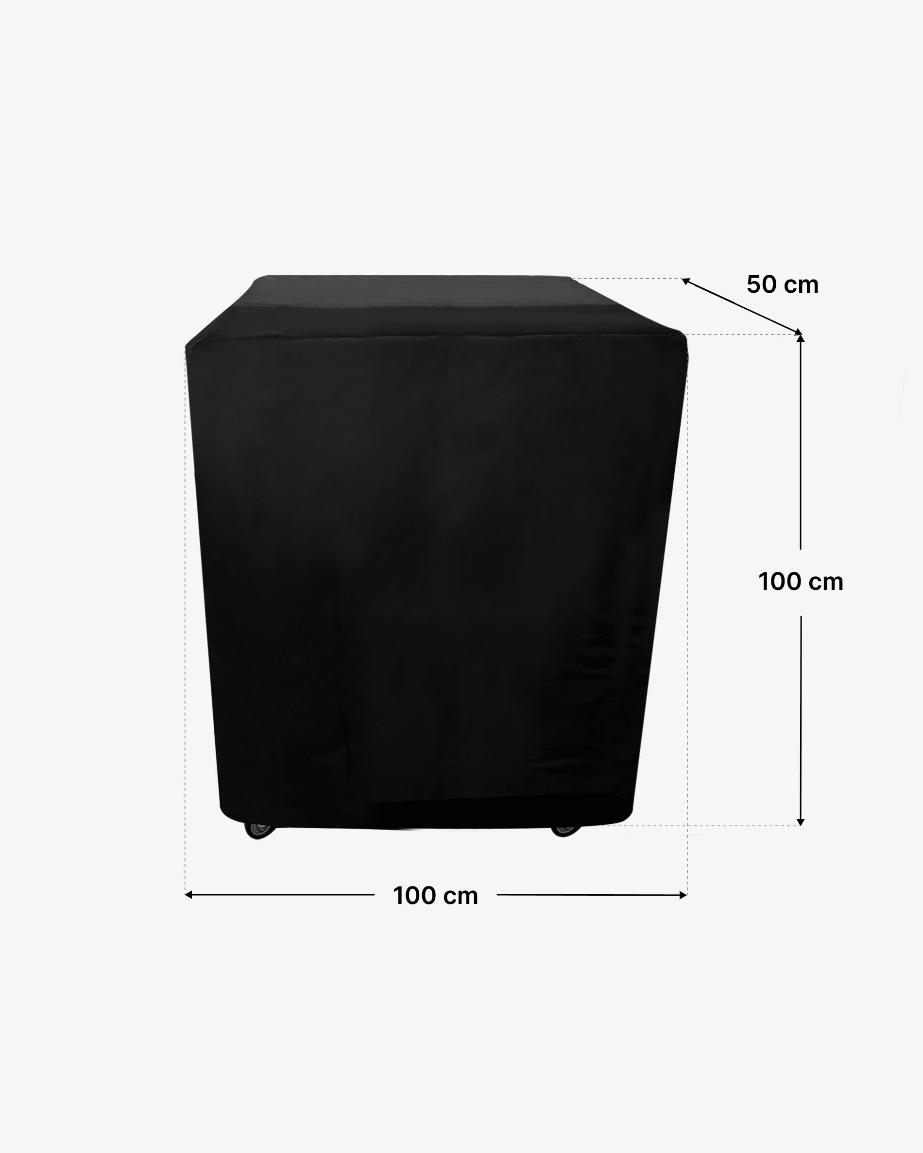 Dimensiones funda mesa auxiliar 50x100
