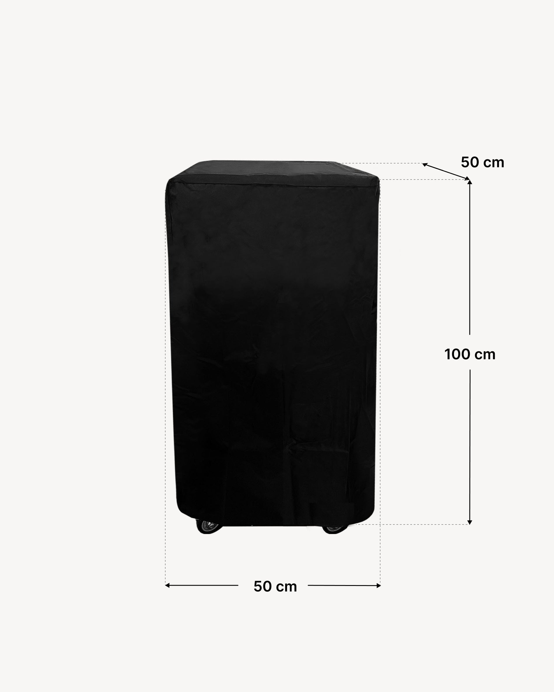 Dimensiones funda para mesa auxiliar 50x50