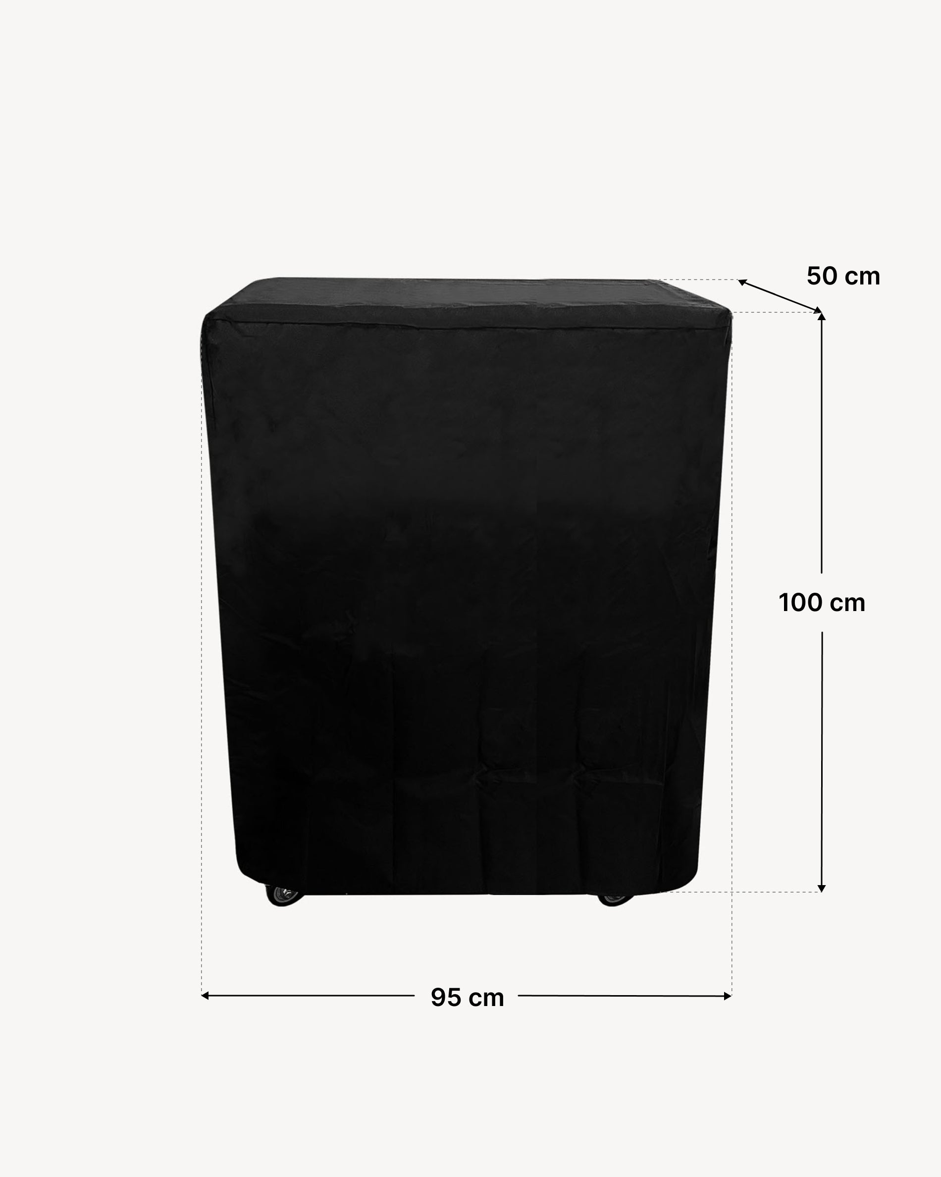 Dimensiones funda mesa auxiliar 50x95