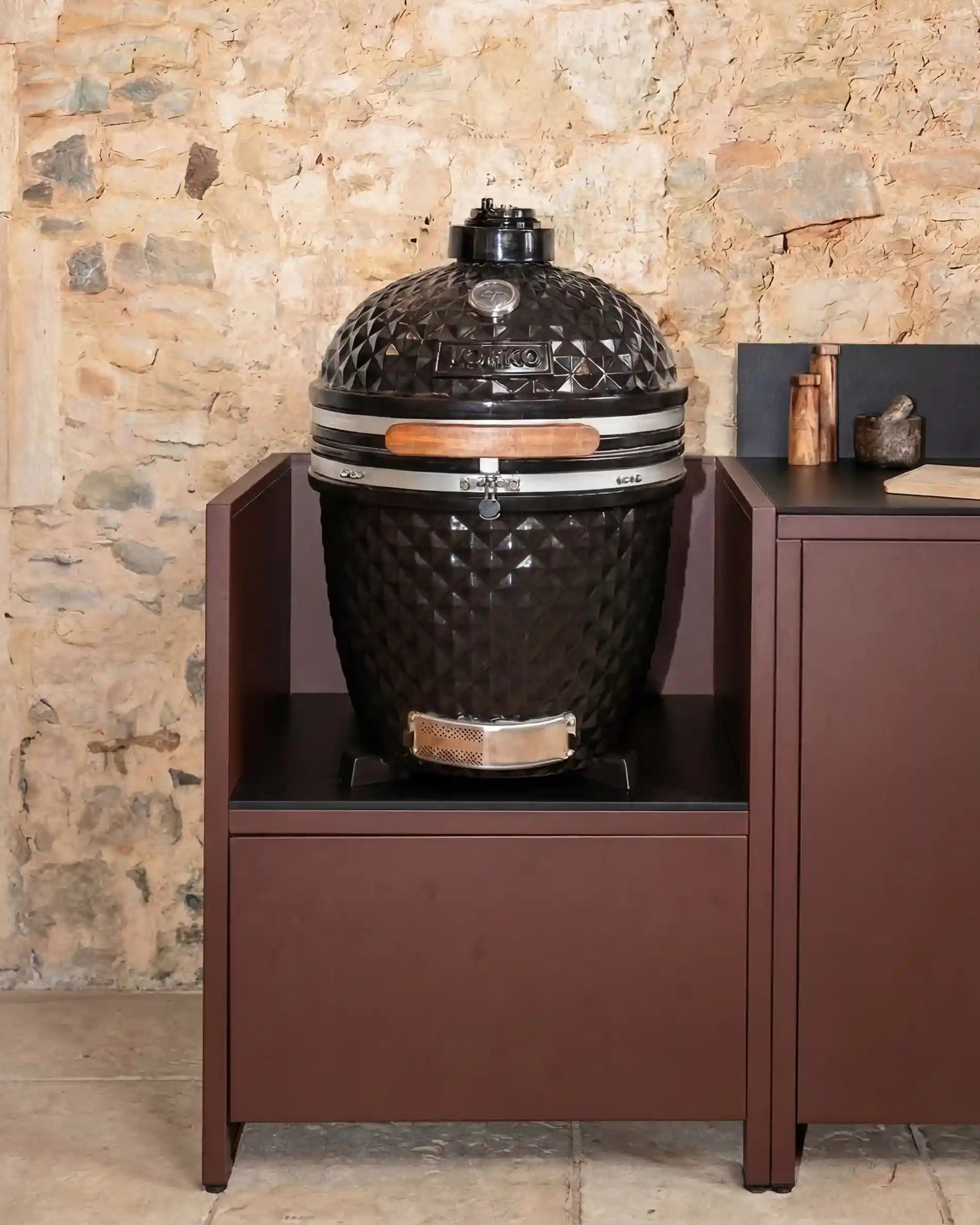 Mueble para kamado de cocina exterior PILOTIS