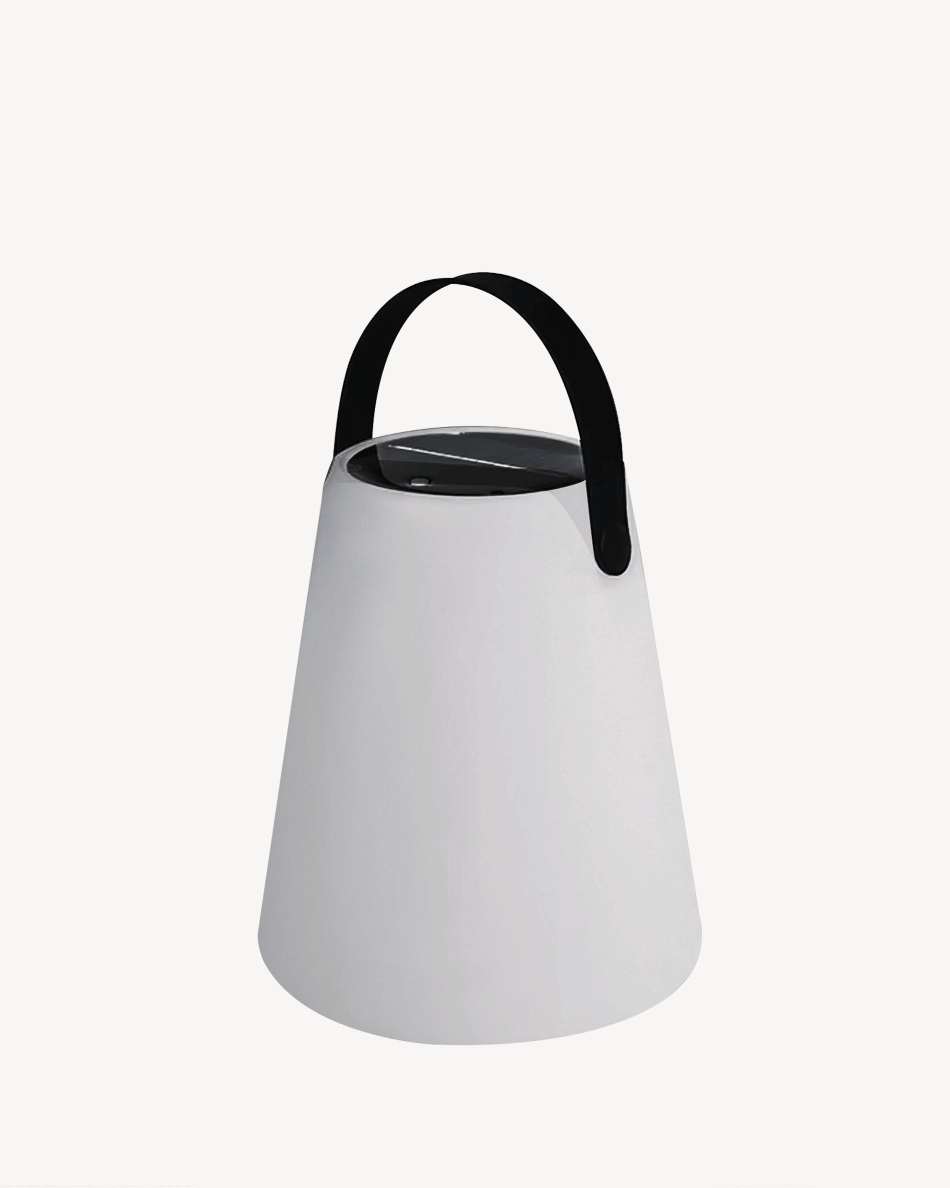 Lámpara de exterior cónica solar