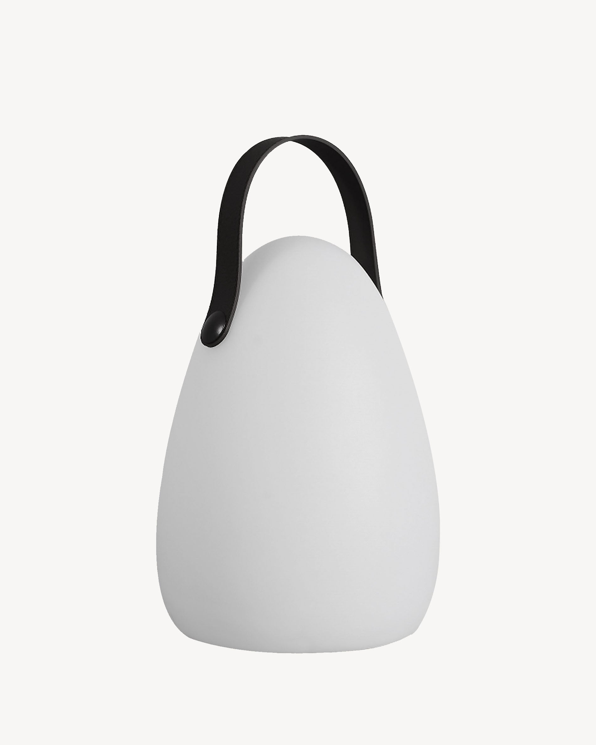 Lámpara de exterior recargable en forma de huevo