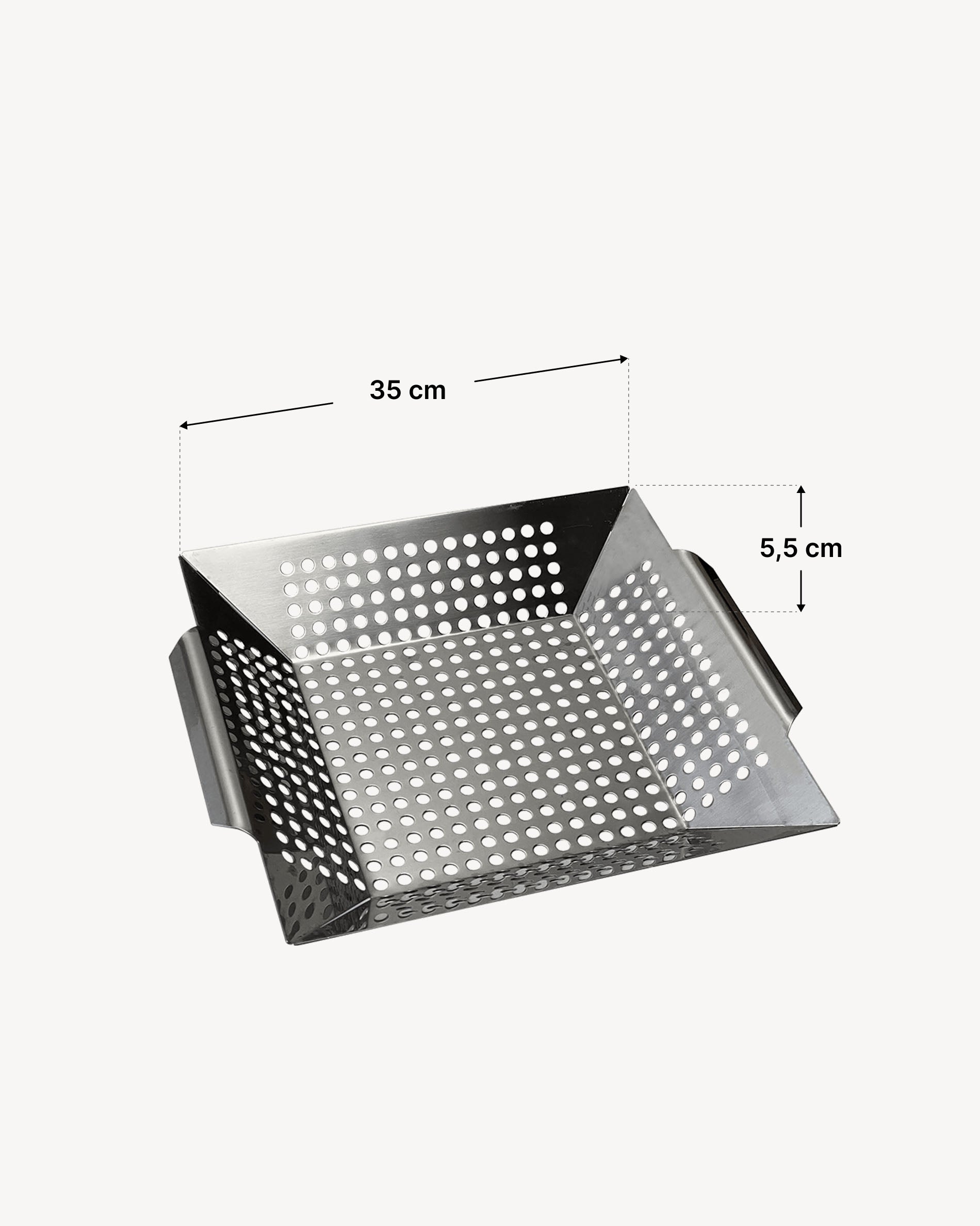 Cesta de cocción para verduras en acero inoxidable