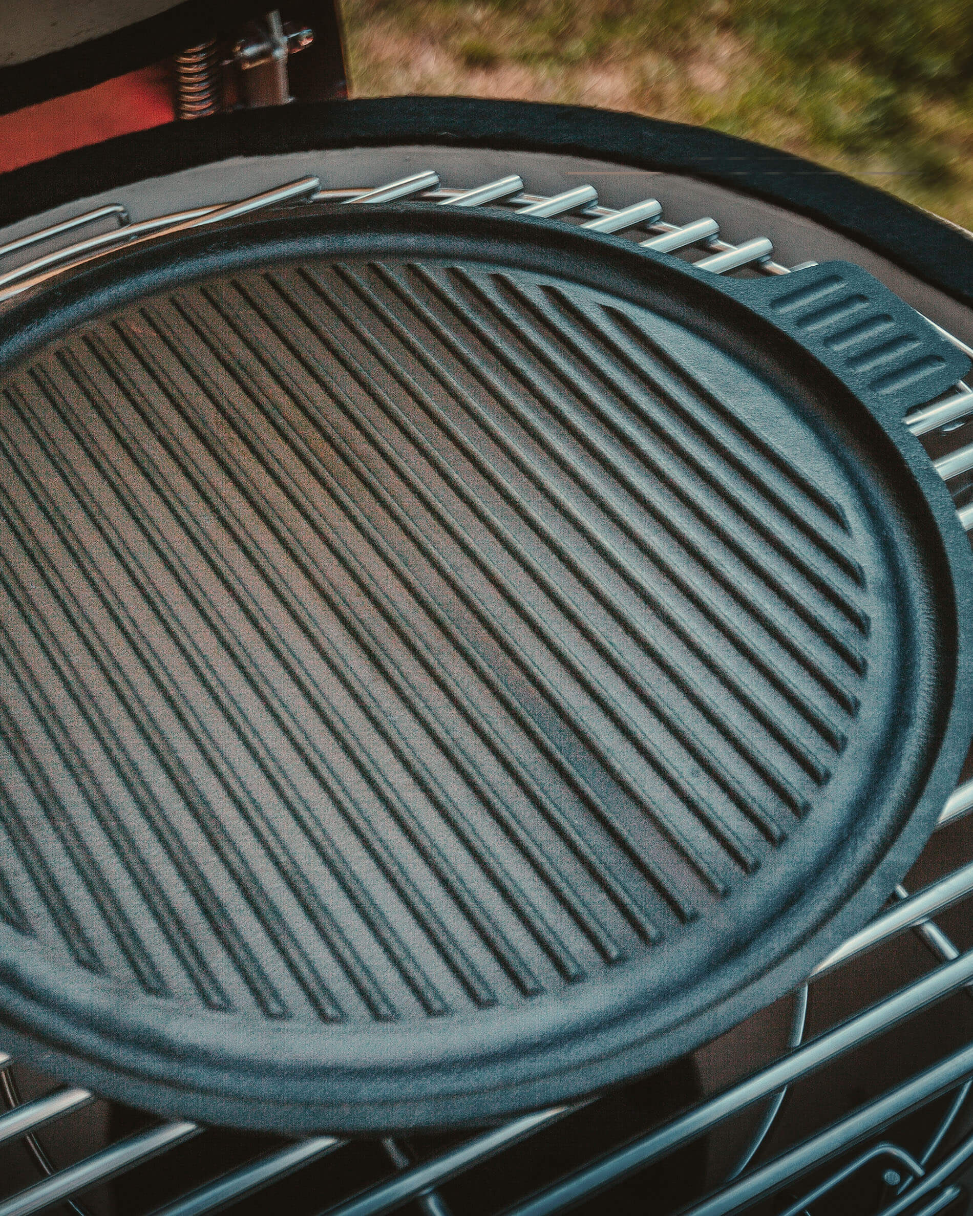 Plancha de cocción de hierro fundido