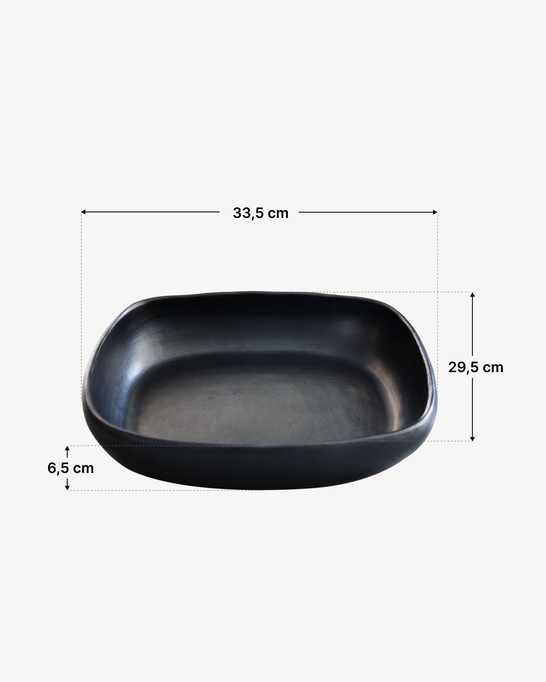 Dimensiones del plato Chamba