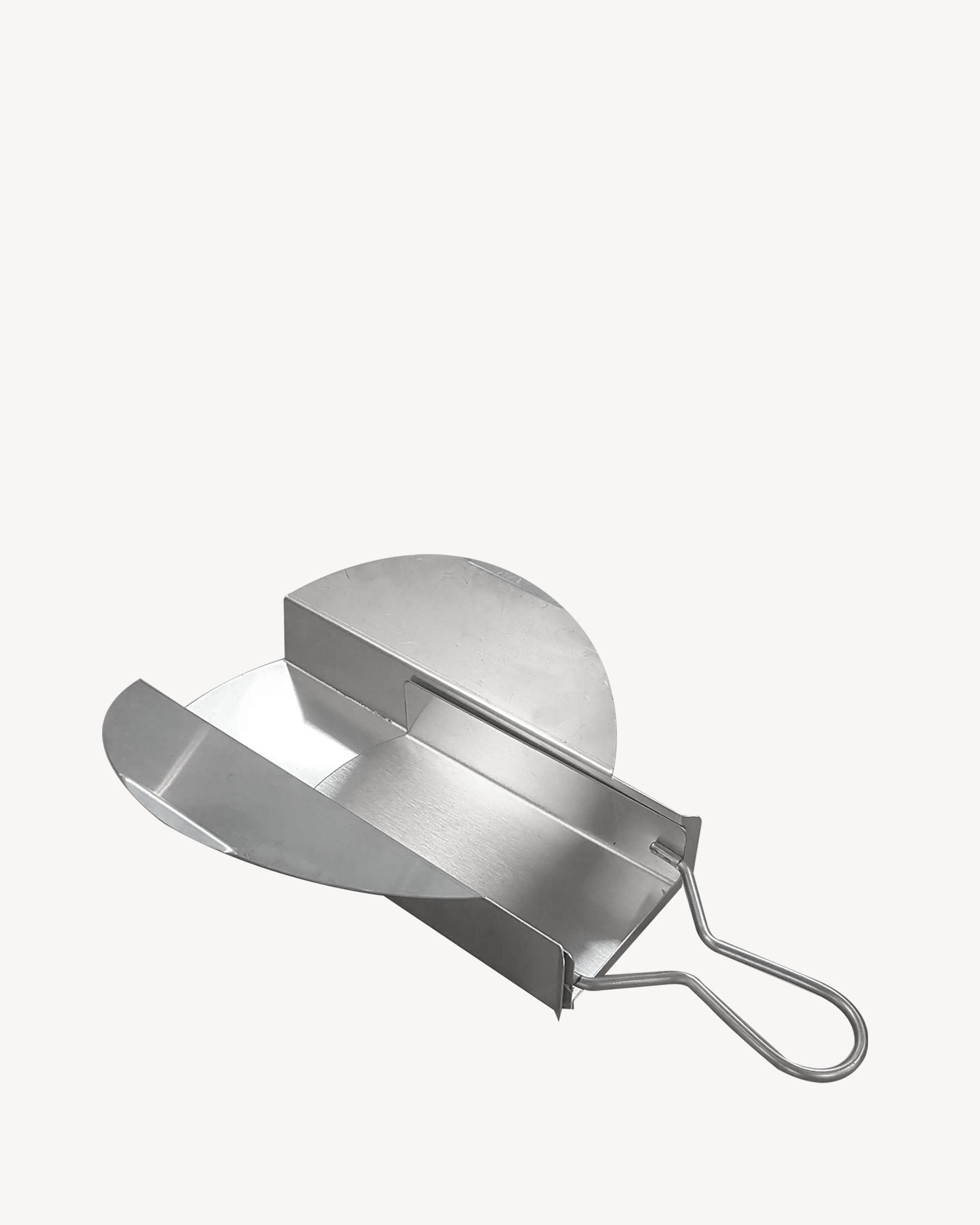 Bandeja y pala de acero inoxidable para recoger cenizas