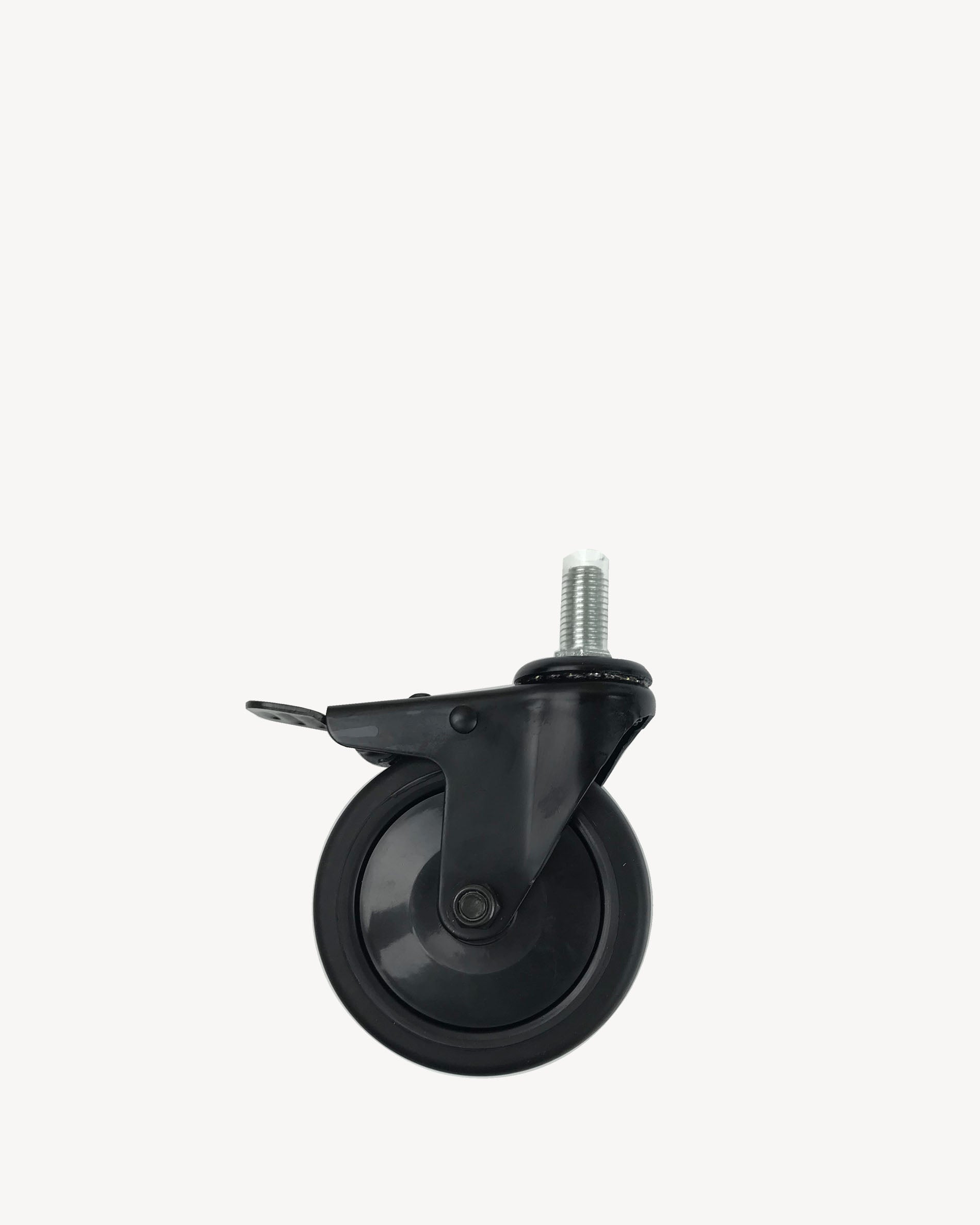Rueda para carro de kamado Kokko en acero inoxidable.