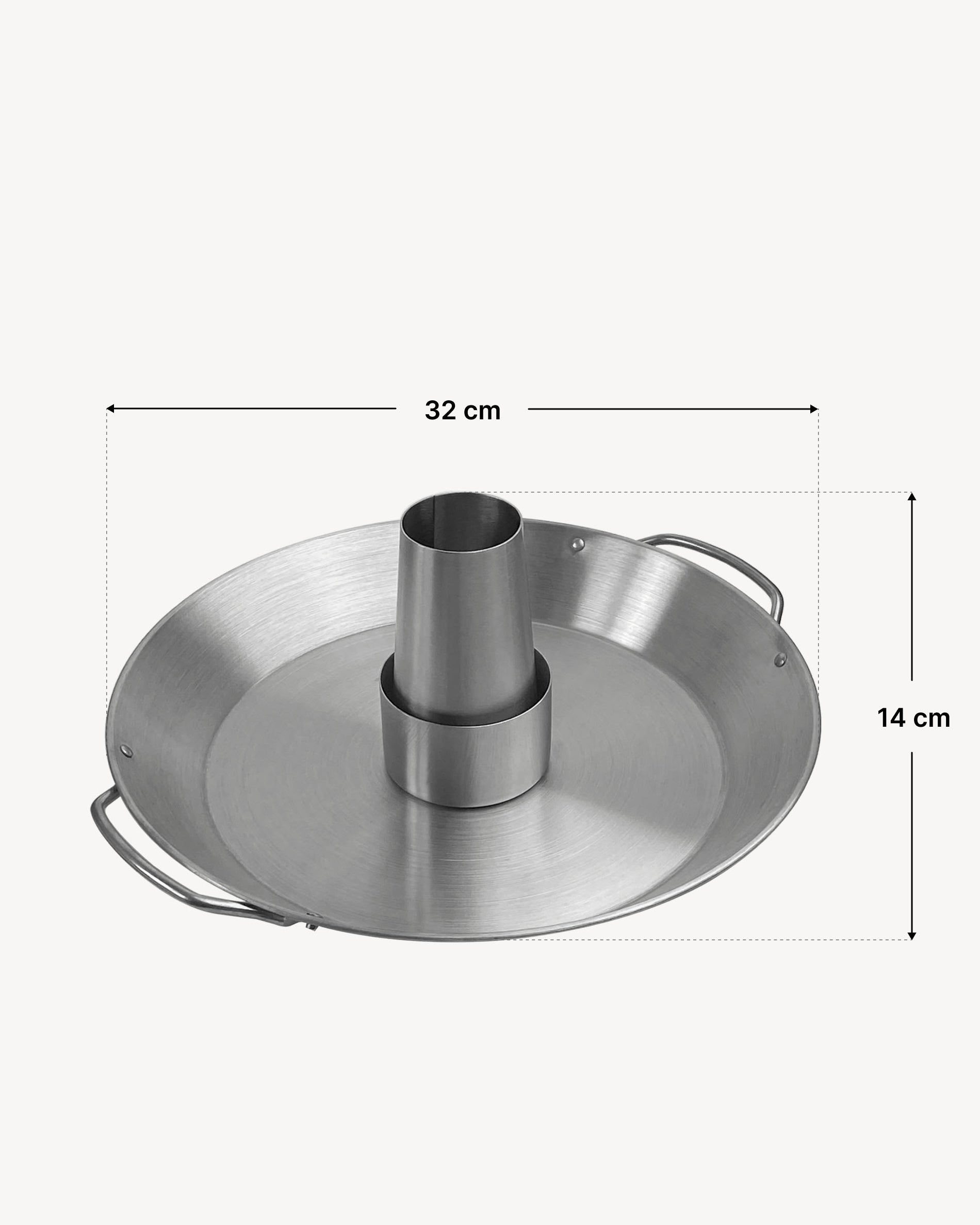 Dimensiones del soporte para aves de acero inoxidable