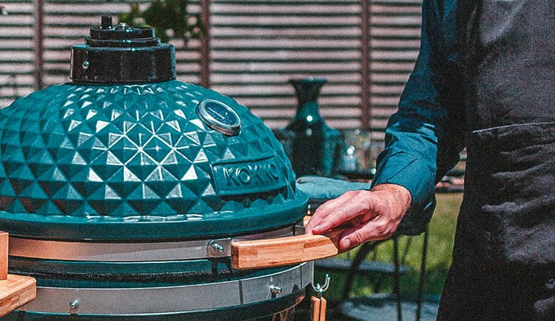 Kamado Kokko azul océano