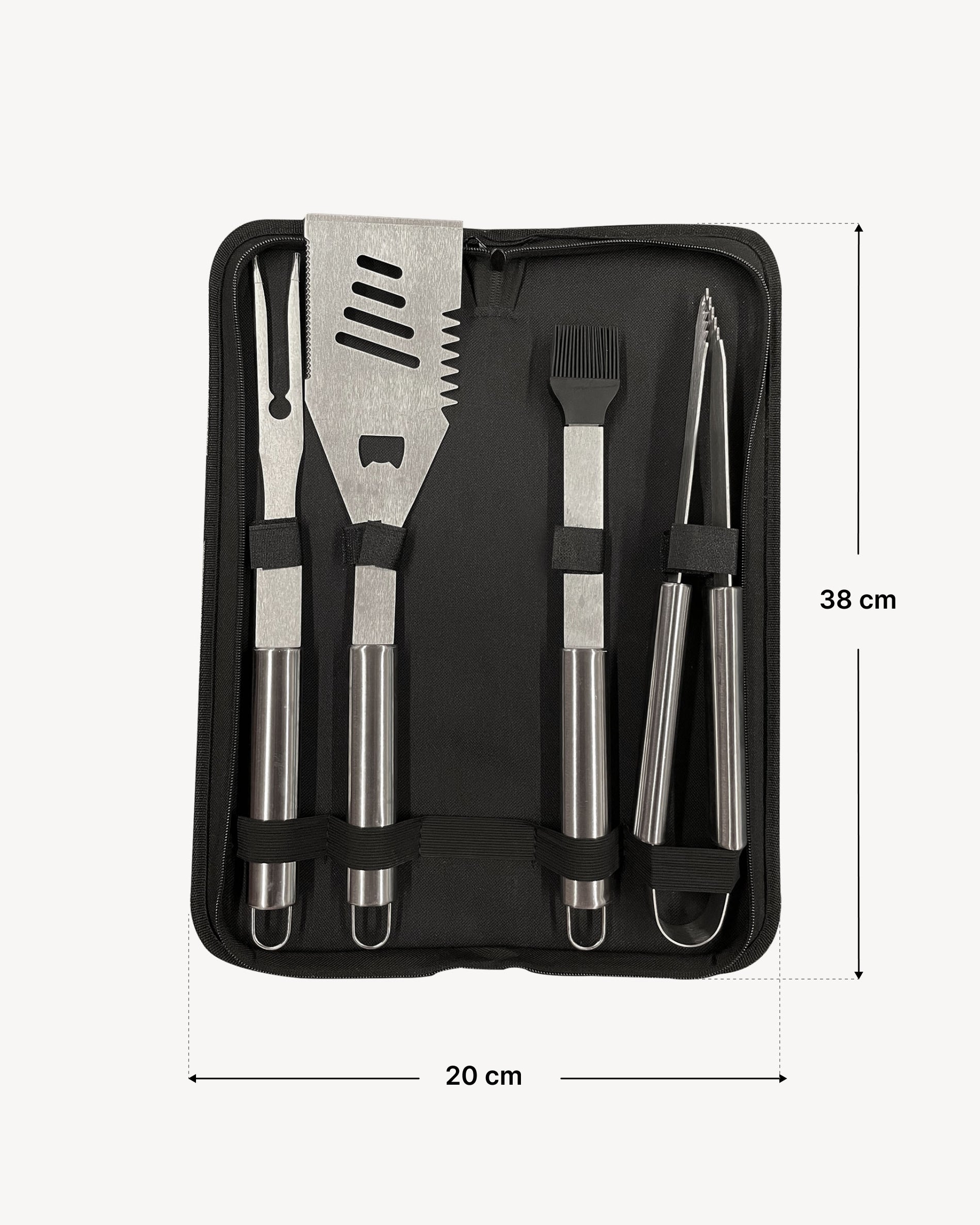 Estuche para utensilios de acero inoxidable
