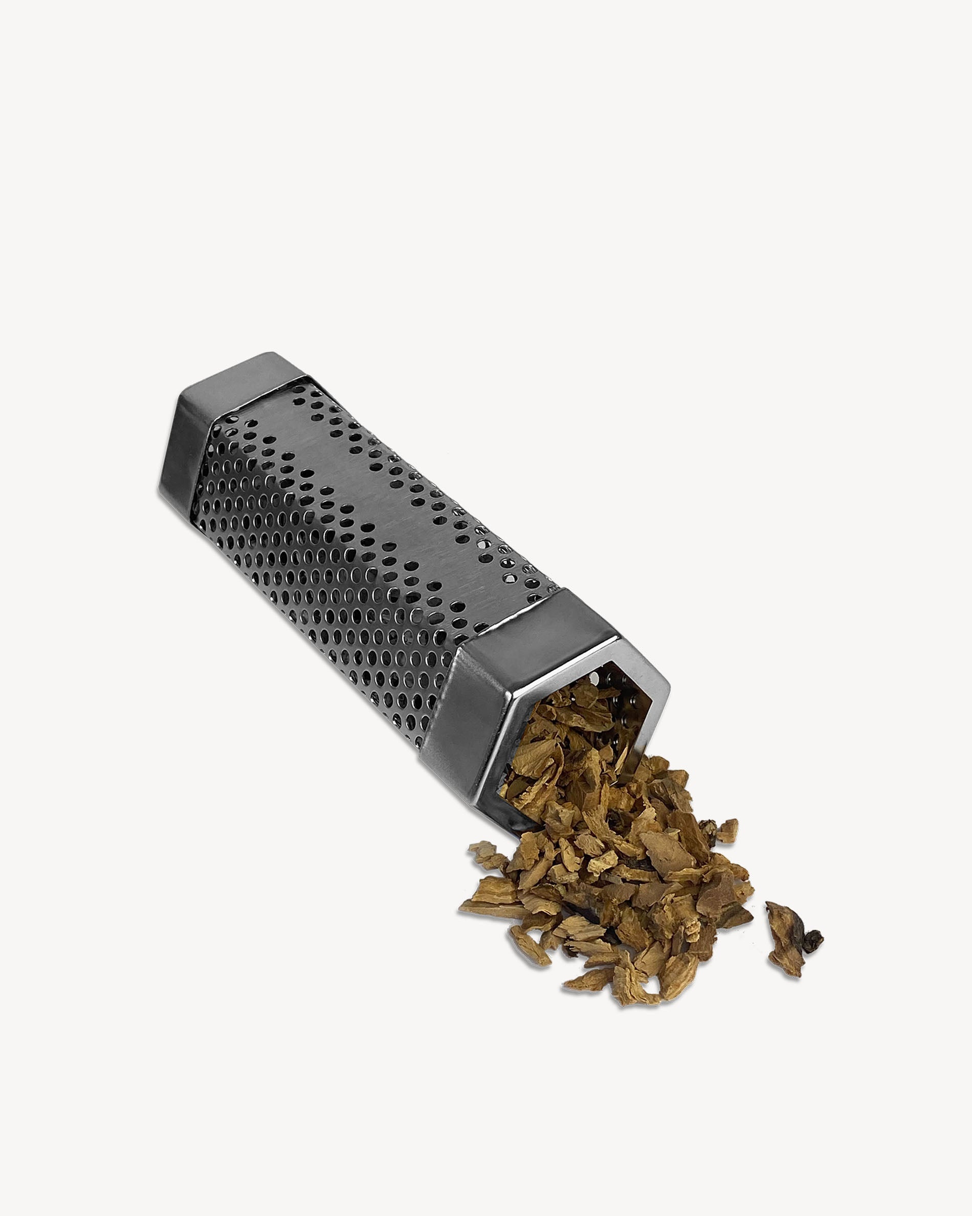 Generador de humo en tubo para ahumado en caliente